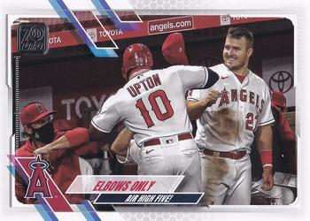 #166 Elbows Only - Los Angeles Angels - 2021 Topps Baseball