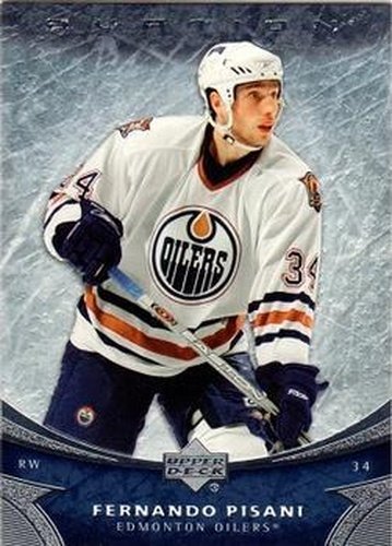 #166 Fernando Pisani - Edmonton Oilers - 2006-07 Upper Deck Ovation Hockey