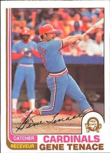 #166 Gene Tenace - St. Louis Cardinals - 1982 O-Pee-Chee Baseball