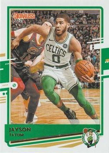 #166 Jayson Tatum - Boston Celtics - 2020-21 Donruss Basketball