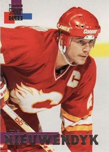 #166 Joe Nieuwendyk - Calgary Flames - 1994-95 Stadium Club Hockey