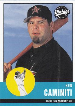 #166 Ken Caminiti - Houston Astros - 2001 Upper Deck Vintage Baseball