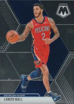 #166 Lonzo Ball - New Orleans Pelicans - 2019-20 Panini Mosaic Basketball