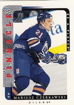#166 Mariusz Czerkawski - Edmonton Oilers - 1996-97 Pinnacle Be a Player Hockey