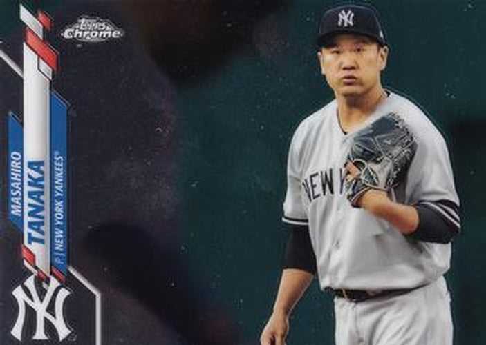 #166 Masahiro Tanaka - New York Yankees - 2020 Topps Chrome Baseball