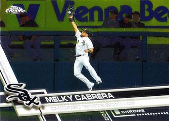 #166 Melky Cabrera - Chicago White Sox - 2017 Topps Chrome Baseball