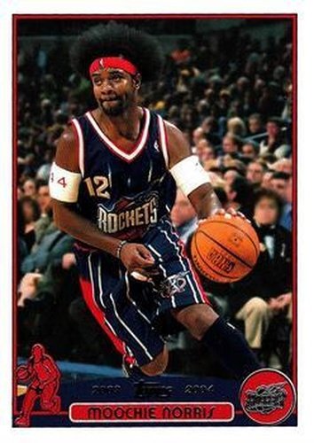 #166 Moochie Norris - Houston Rockets - 2003-04 Topps Basketball