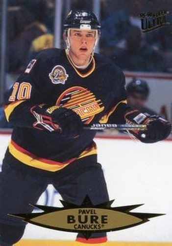 #166 Pavel Bure - Vancouver Canucks - 1995-96 Ultra Hockey