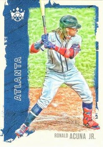 #166 Ronald Acuna Jr. - Atlanta Braves - 2021 Panini Diamond Kings Baseball