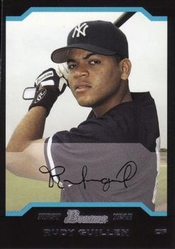 #166 Rudy Guillen - New York Yankees - 2004 Bowman Baseball