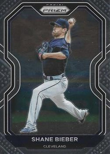 #166 Shane Bieber - Cleveland Indians - 2021 Panini Prizm Baseball
