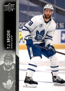 #166 T.J. Brodie - Toronto Maple Leafs - 2021-22 Upper Deck Hockey