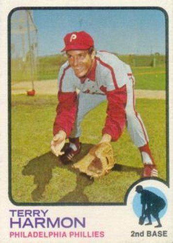 #166 Terry Harmon - Philadelphia Phillies - 1973 Topps Baseball