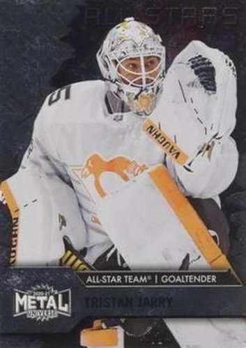 #166 Tristan Jarry - Pittsburgh Penguins - 2020-21 Skybox Metal Universe Hockey