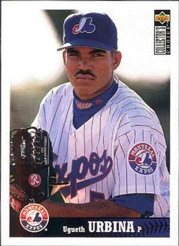 #166 Ugueth Urbina - Montreal Expos - 1997 Collector's Choice Baseball