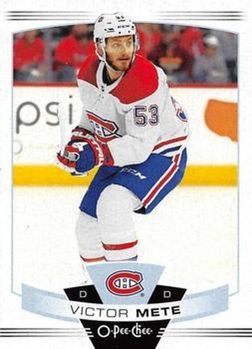 #166 Victor Mete - Montreal Canadiens - 2019-20 O-Pee-Chee Hockey