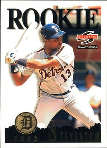 #166 Todd Steverson - Detroit Tigers - 1995 Summit Baseball