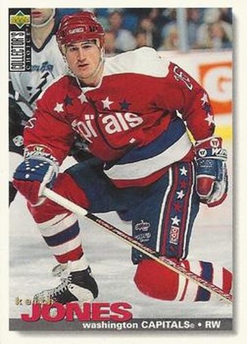 #166 Keith Jones - Washington Capitals - 1995-96 Collector's Choice Hockey