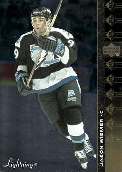 #SP-166 Jason Wiemer - Tampa Bay Lightning - 1994-95 Upper Deck Hockey - SP
