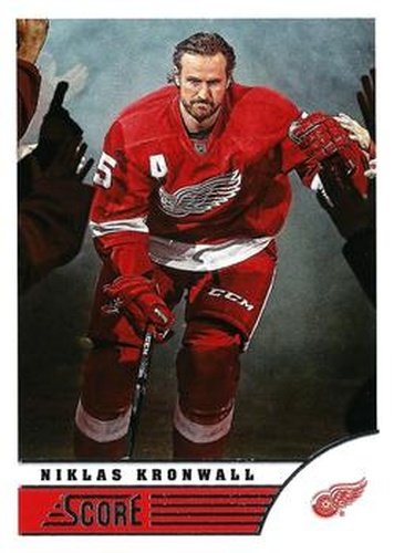 #166 Niklas Kronwall - Detroit Red Wings - 2013-14 Score Hockey