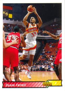 #166 Duane Ferrell - Atlanta Hawks - 1992-93 Upper Deck Basketball