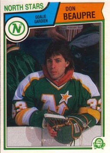 #166 Don Beaupre - Minnesota North Stars - 1983-84 O-Pee-Chee Hockey