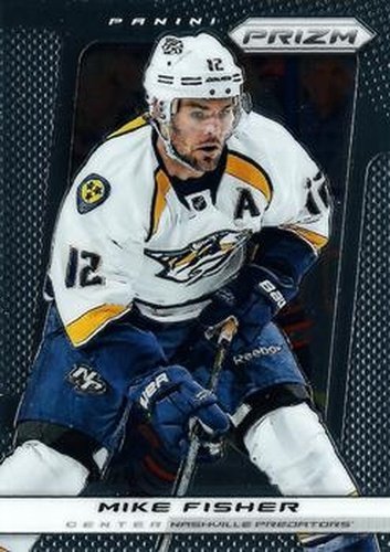 #166 Mike Fisher - Nashville Predators - 2013-14 Panini Prizm Hockey