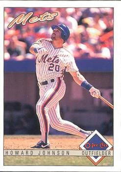 #166 Howard Johnson - New York Mets - 1993 O-Pee-Chee Baseball