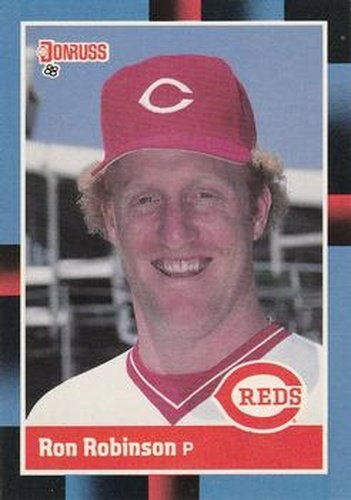 #166 Ron Robinson - Cincinnati Reds - 1988 Donruss Baseball