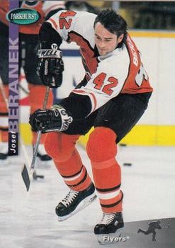 #166 Josef Beranek - Philadelphia Flyers - 1994-95 Parkhurst Hockey