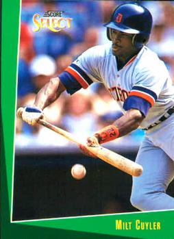 #166 Milt Cuyler - Detroit Tigers - 1993 Select Baseball