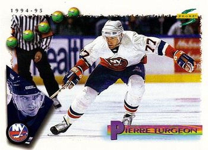 #166 Pierre Turgeon - New York Islanders - 1994-95 Score Hockey