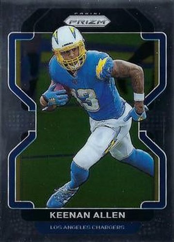 #166 Keenan Allen - Los Angeles Chargers - 2021 Panini Prizm Football