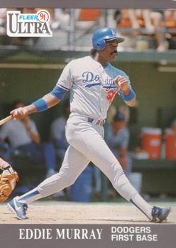 #166 Eddie Murray - Los Angeles Dodgers - 1991 Ultra Baseball