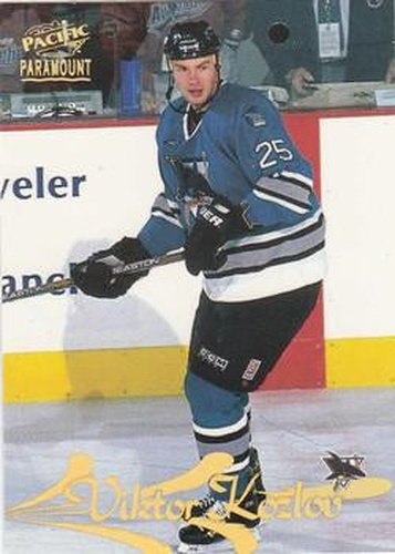 #166 Viktor Kozlov - San Jose Sharks - 1997-98 Pacific Paramount Hockey