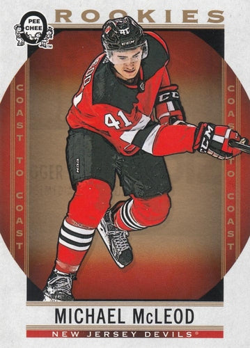 #166 Michael McLeod - New Jersey Devils - 2018-19 O-Pee-Chee Coast to Coast Hockey