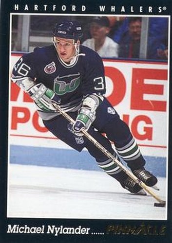#166 Michael Nylander - Hartford Whalers - 1993-94 Pinnacle Hockey