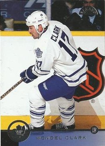 #166 Wendel Clark - Toronto Maple Leafs - 1996-97 Leaf Hockey