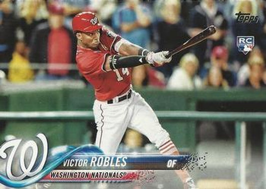 #166 Victor Robles - Washington Nationals - 2018 Topps Baseball