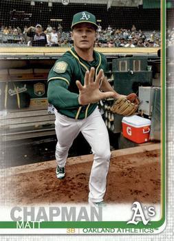 #166b Matt Chapman - Oakland Athletics - 2019 Topps Baseball
