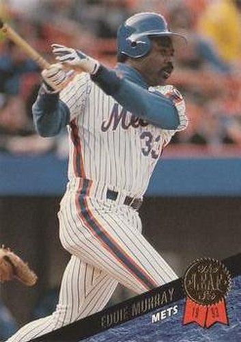 #167 Eddie Murray - New York Mets - 1993 Leaf Baseball