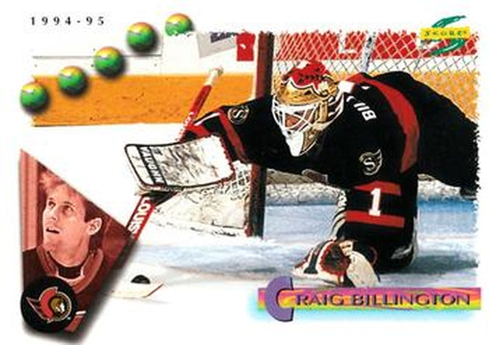 #167 Craig Billington - Ottawa Senators - 1994-95 Score Hockey