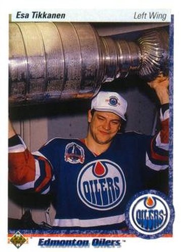 #167 Esa Tikkanen - Edmonton Oilers - 1990-91 Upper Deck Hockey
