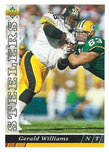 #167 Gerald Williams - Pittsburgh Steelers - 1993 Upper Deck Football