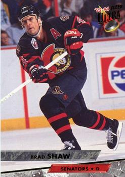 #167 Brad Shaw - Ottawa Senators - 1993-94 Ultra Hockey