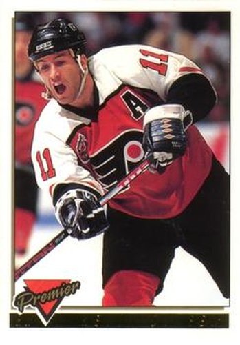 #167 Kevin Dineen - Philadelphia Flyers - 1993-94 O-Pee-Chee Premier Hockey - Gold