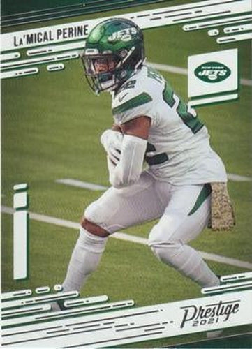 #167 La'Mical Perine - New York Jets - 2021 Panini Prestige Football
