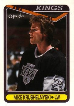 #167 Mike Krushelnyski - Los Angeles Kings - 1990-91 O-Pee-Chee Hockey