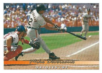 #167 Mike Devereaux - Baltimore Orioles - 1993 Upper Deck Baseball