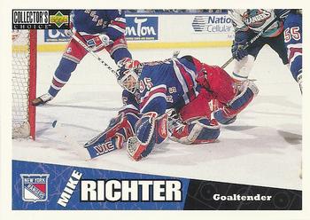#167 Mike Richter - New York Rangers - 1996-97 Collector's Choice Hockey